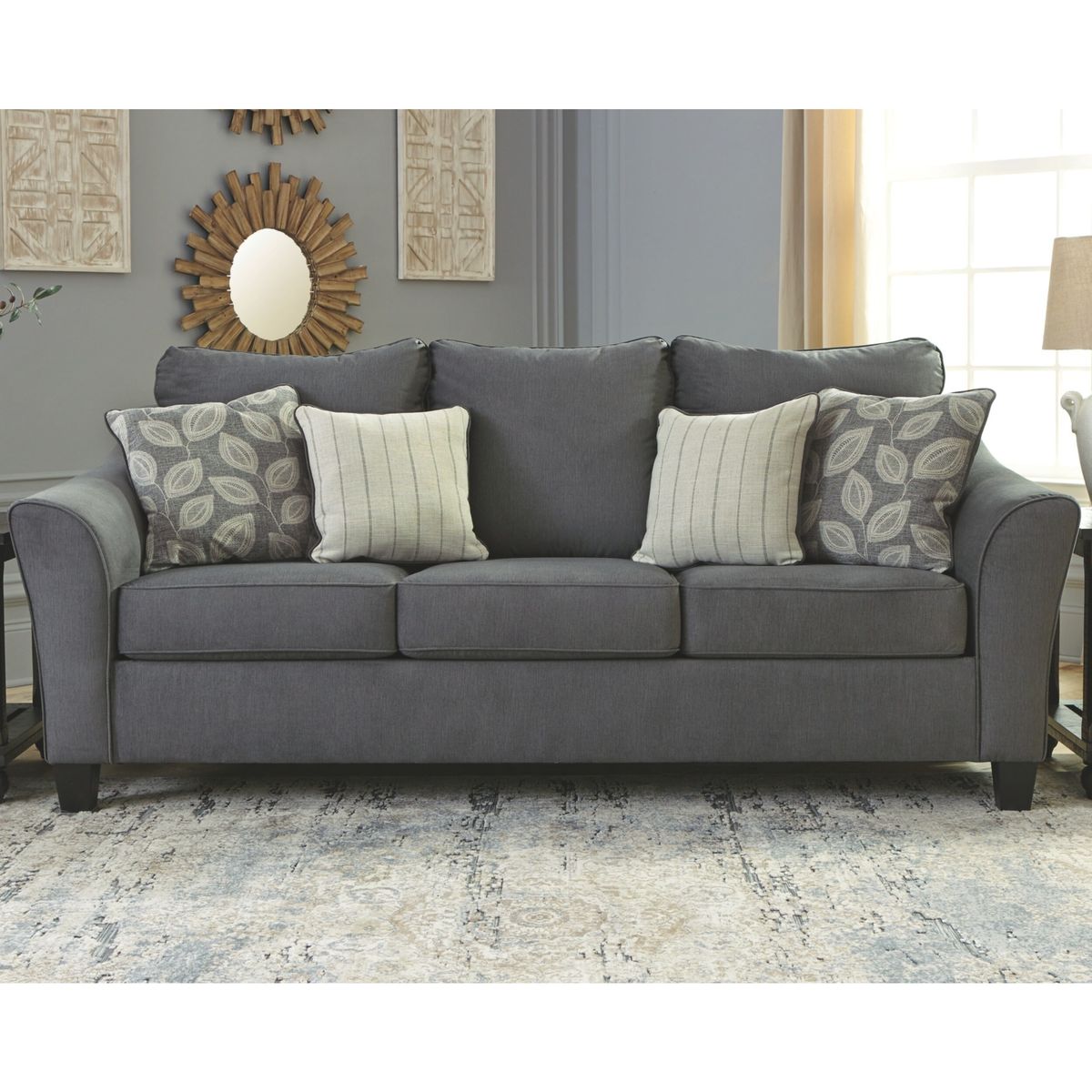 BR21 - كنبة خشب زان 220×85سم