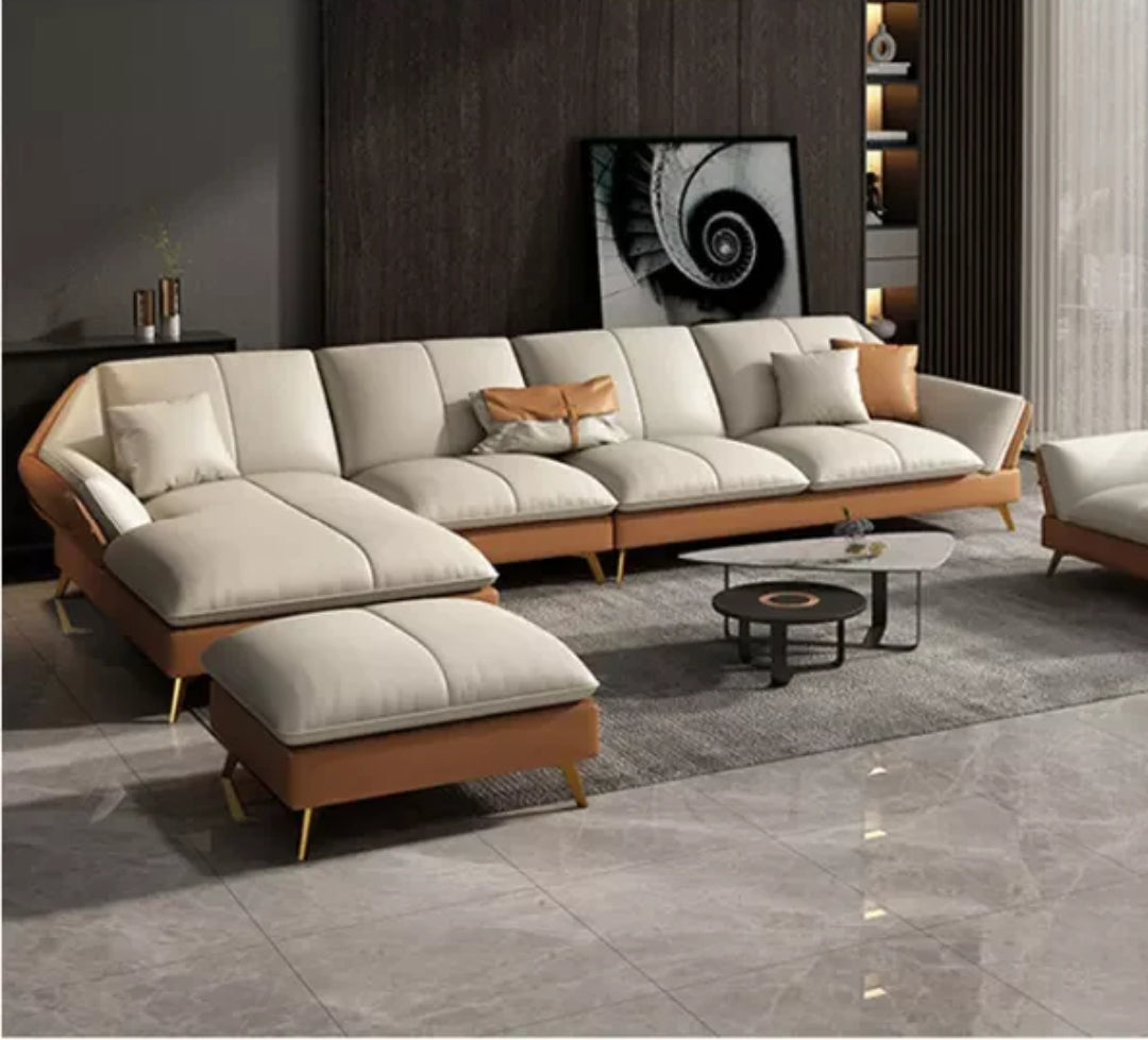 ركنة مع بوف خشب زان 160×300سم- DO31