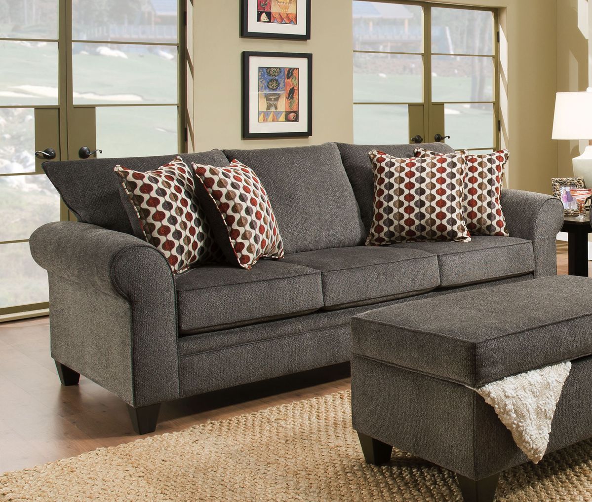 BR17 - كنبة خشب زان 210×85سم