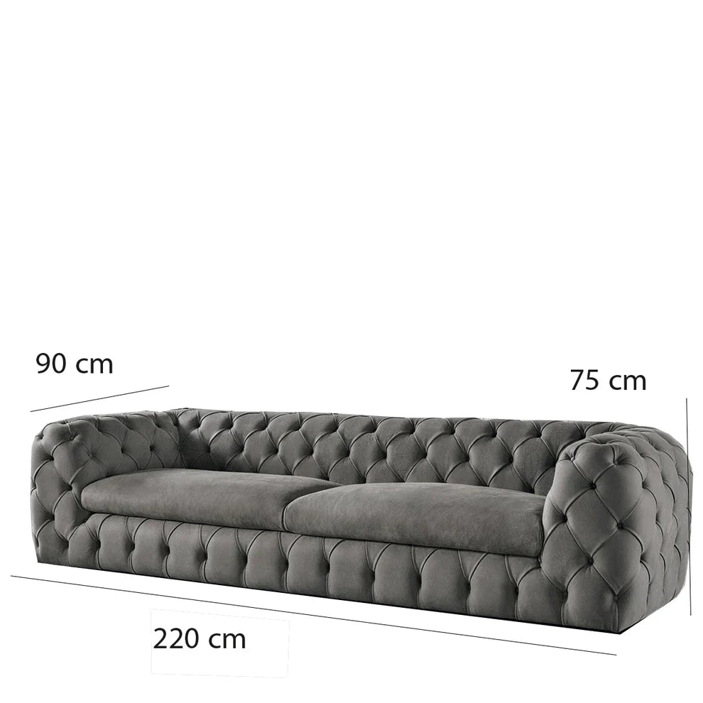 BR31 - Beech wood sofa 220×90cm