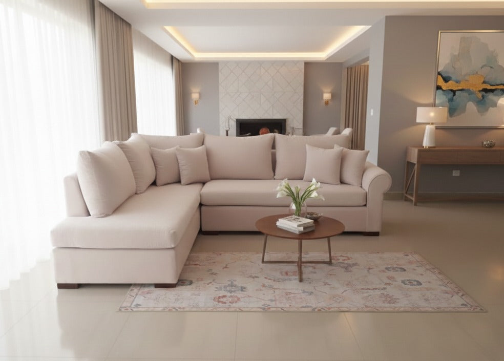 ركنة من خشب الزان الطبيعي - 260×150 سم - BR300