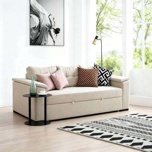 كنبة سرير من خشب الزان الطبيعي 90×210 سم - BR800