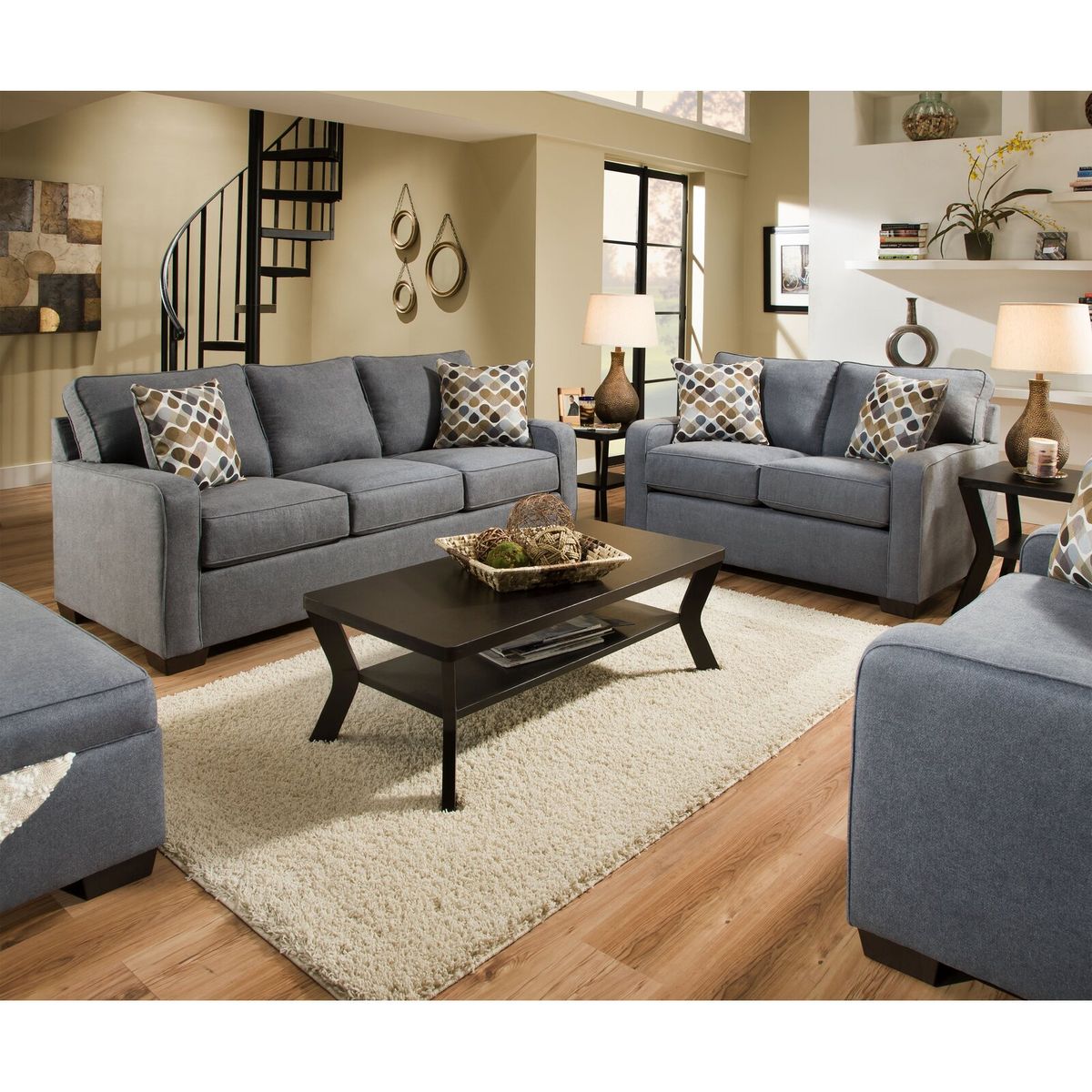 BR51 - Sofa Set - 3 Pieces