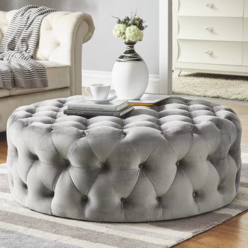 Capton pouf - multiple sizes - gray - ACR30