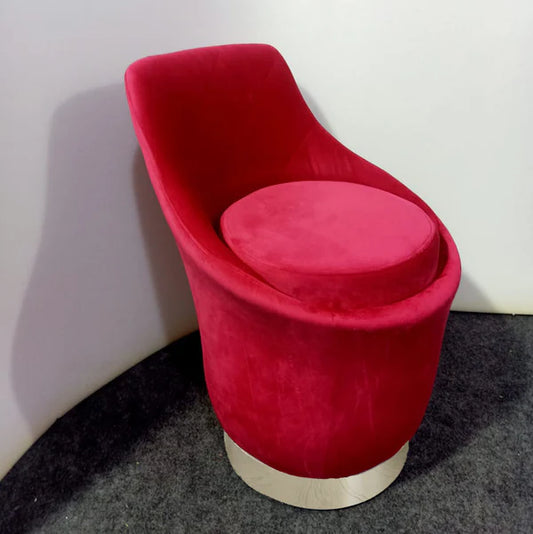 Round chair 47 cm - red - ACR393