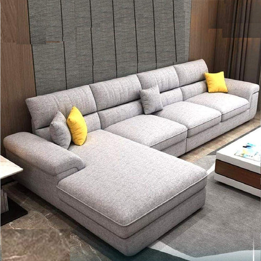 Beech wood corner sofa 340 x 180 cm - BFR22