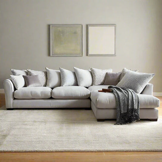 Beech wood corner sofa 280 x 180 cm - BF23