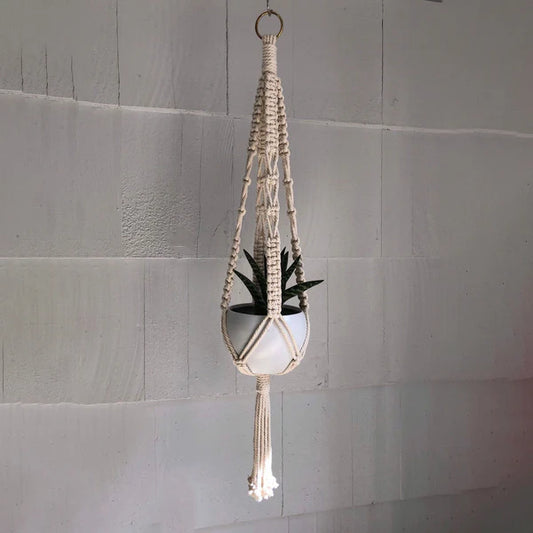 Macrame Plant Holder 95cm - BIRD05