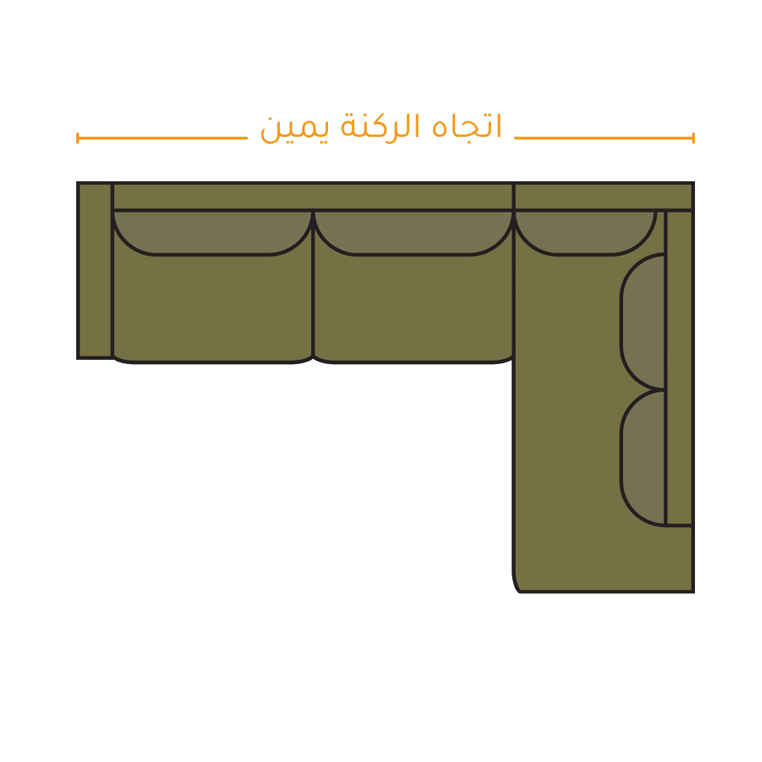 ركنة سرير و سحارة من خشب الزان الطبيعي - 200×300 سم - MKR32