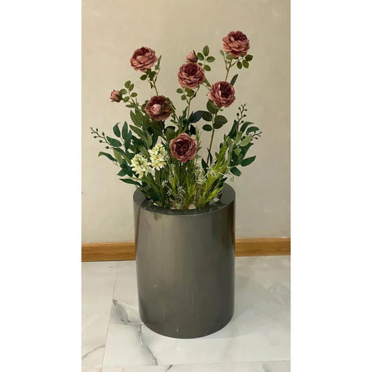 Plant Pot with Carnation Bouquet - FL104