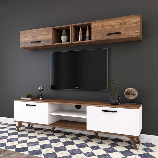 TV Table With Upper Unit - 35x160cm - FNR398