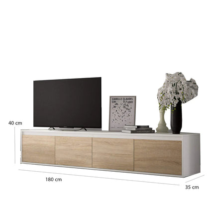 TV Table With Upper Unit - 35x180cm - FNR419