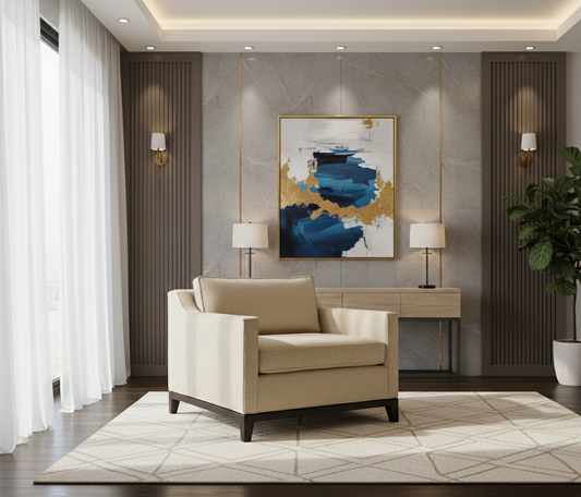 كرسي بذراعين