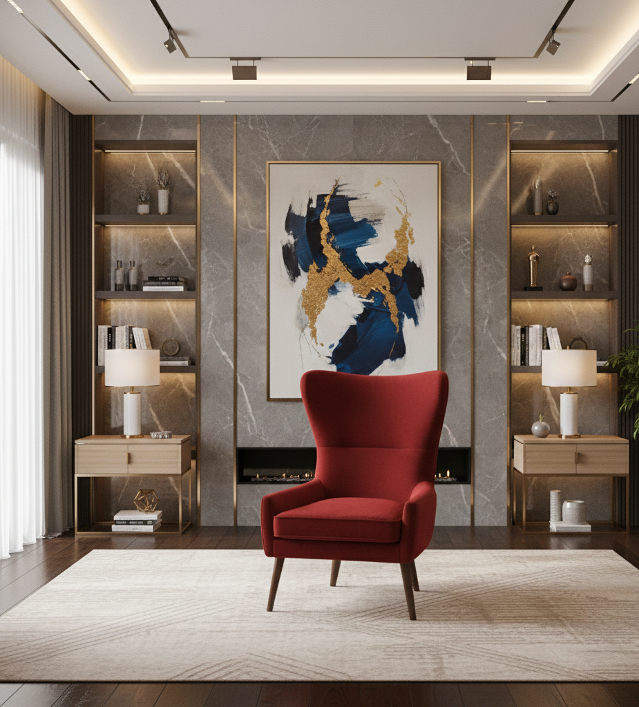 كرسي بذراعين