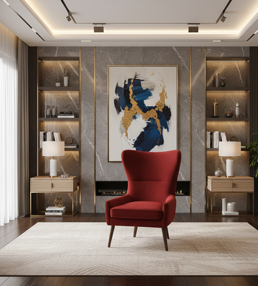 كرسي بذراعين