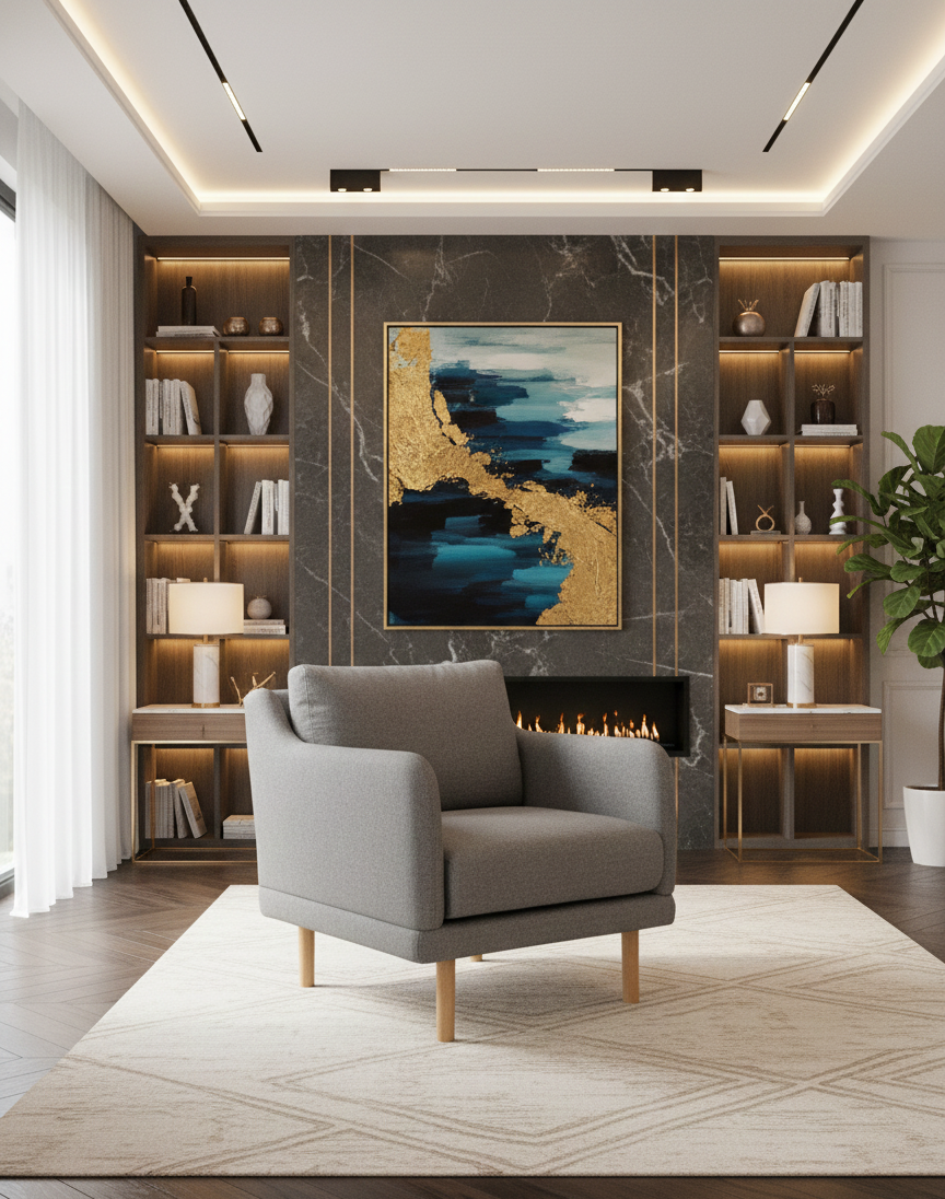 كرسي بذراعين