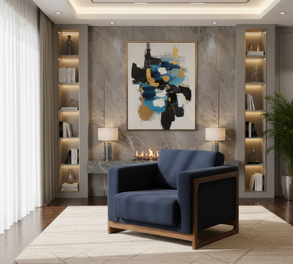 كرسي بذراعين