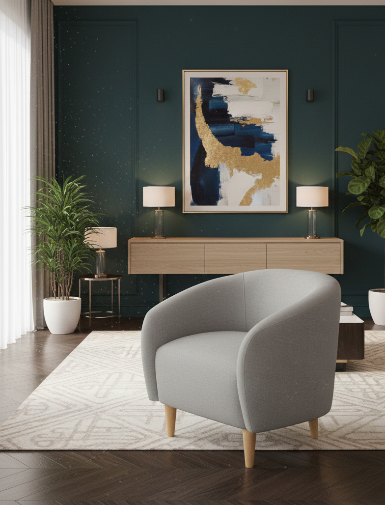 كرسي بذراعين