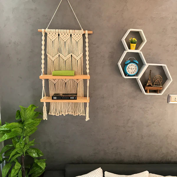 Macrame Shelves 40x75cm - MCR18