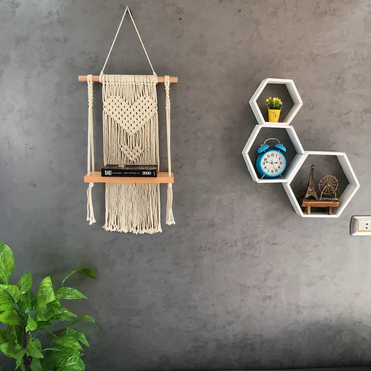 Macrame Shelf 33 x 60 cm - MCR23