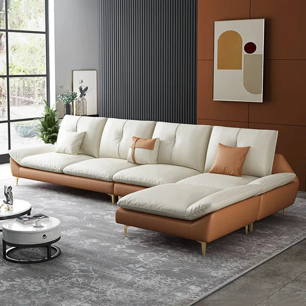 Beech wood corner sofa 300 x 160 cm-OUR66