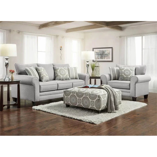 Beech wood sofa set - two pieces - QAM32