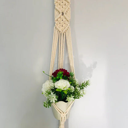 Macrame Planter Holder 80cm - MCR12