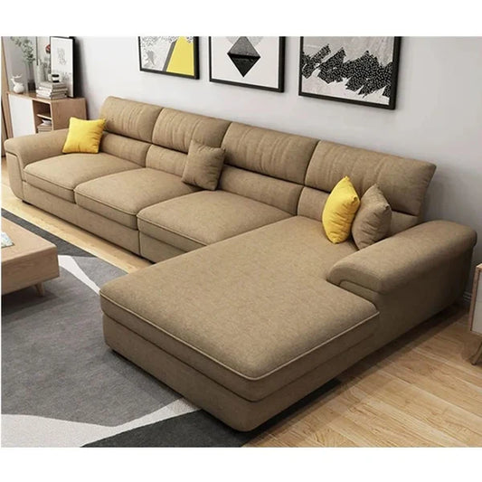 Beech wood corner sofa 300 x 180 cm - SBR110