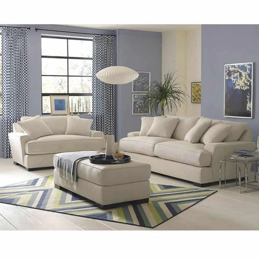 Beech wood sofa set - 3 pieces-SBR26