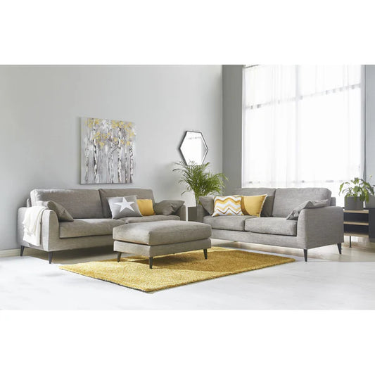 Beech wood sofa set - 3 pieces-SBR56