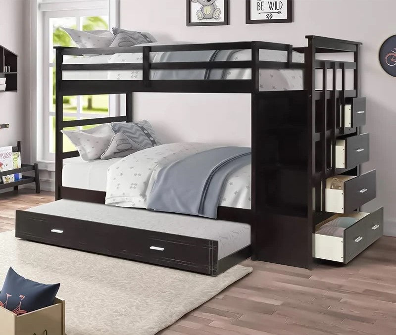 سرير أطفال ثلاث أدوار