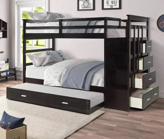 سرير أطفال ثلاث أدوار