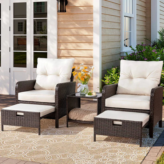 Outdoor furniture set - 5 pieces - SHP389