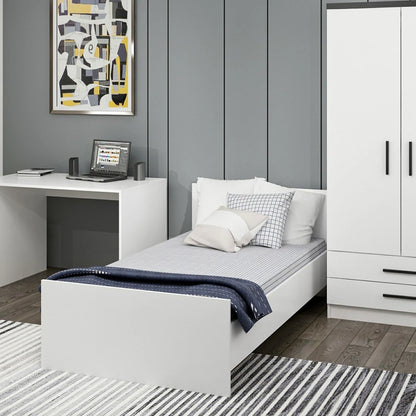 Bedroom Set - bed with wardrobe and desk - SHR198