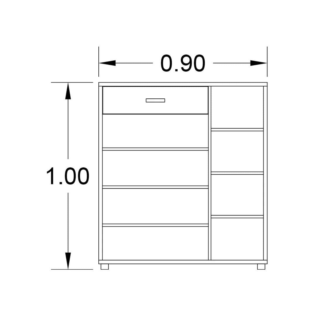 Shoe Rack - 40×90cm - SHR423