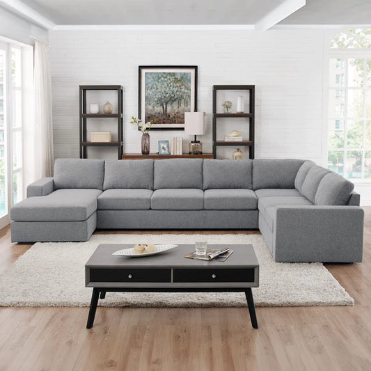 Beech wood corner sofa 400 x 200 cm - SY240