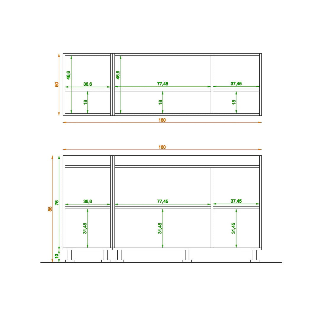 Kitchen - 2 pieces - ZAR167