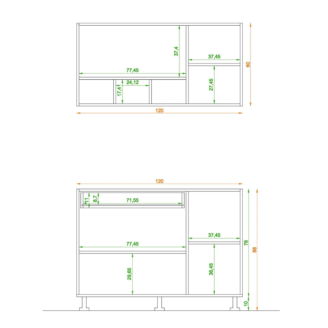 Kitchen - 2 pieces - ZAR172