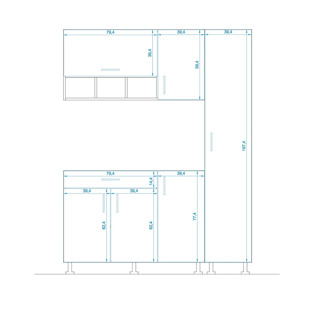 Kitchen - 3 pieces - ZAR176