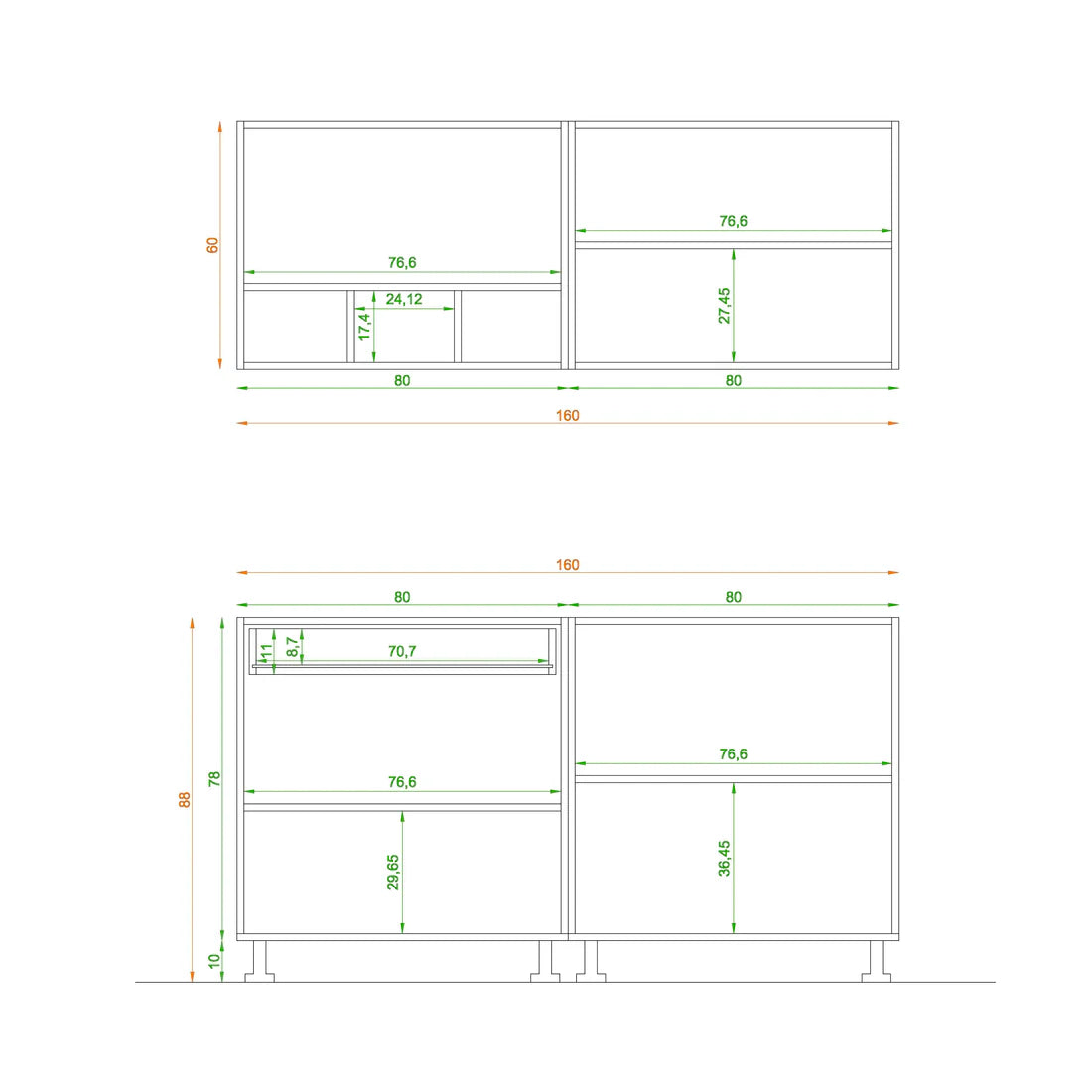 Kitchen - 2 pieces - ZAR183