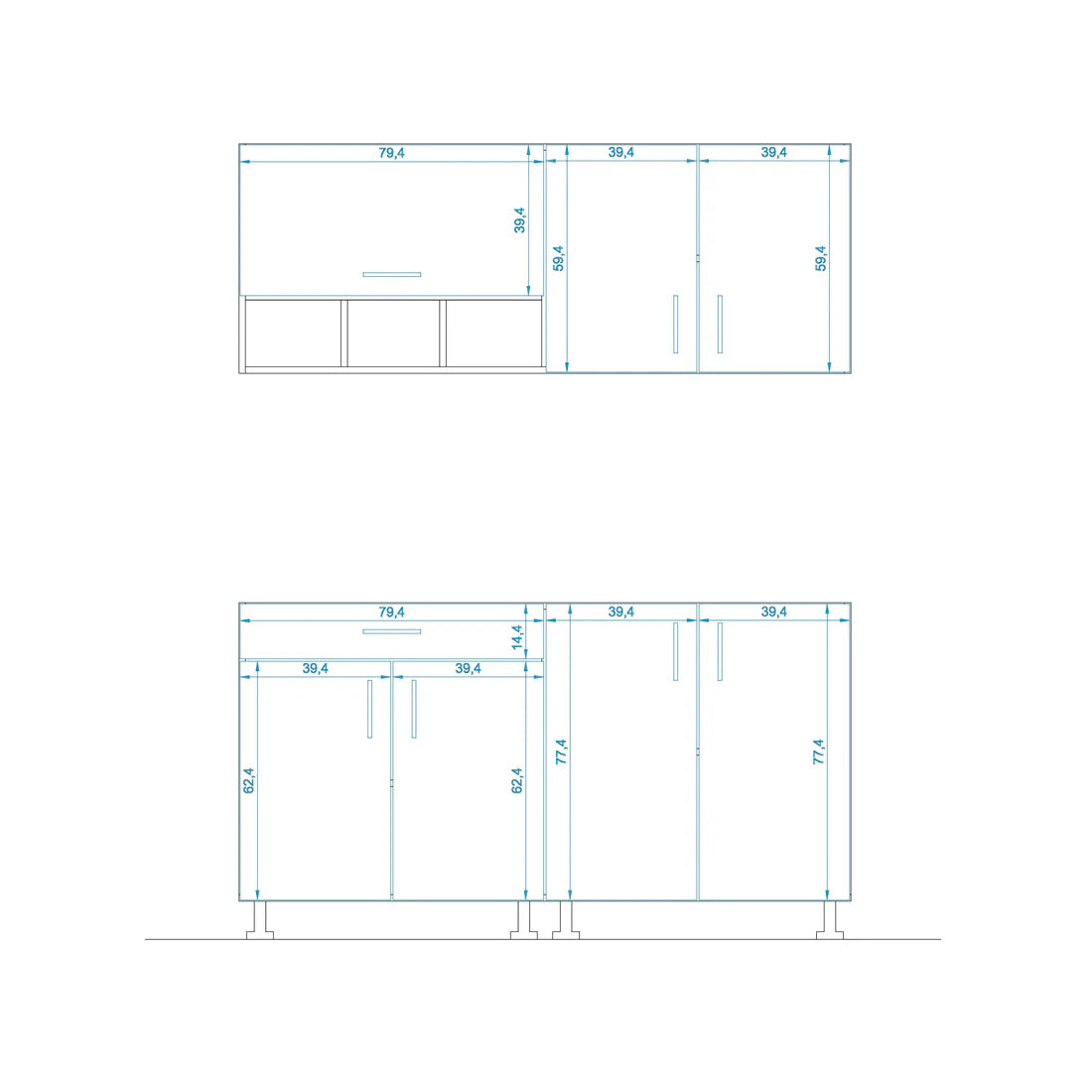 Kitchen - 2 pieces - ZAR183