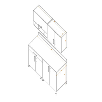 Kitchen - 2 pieces - ZAR184