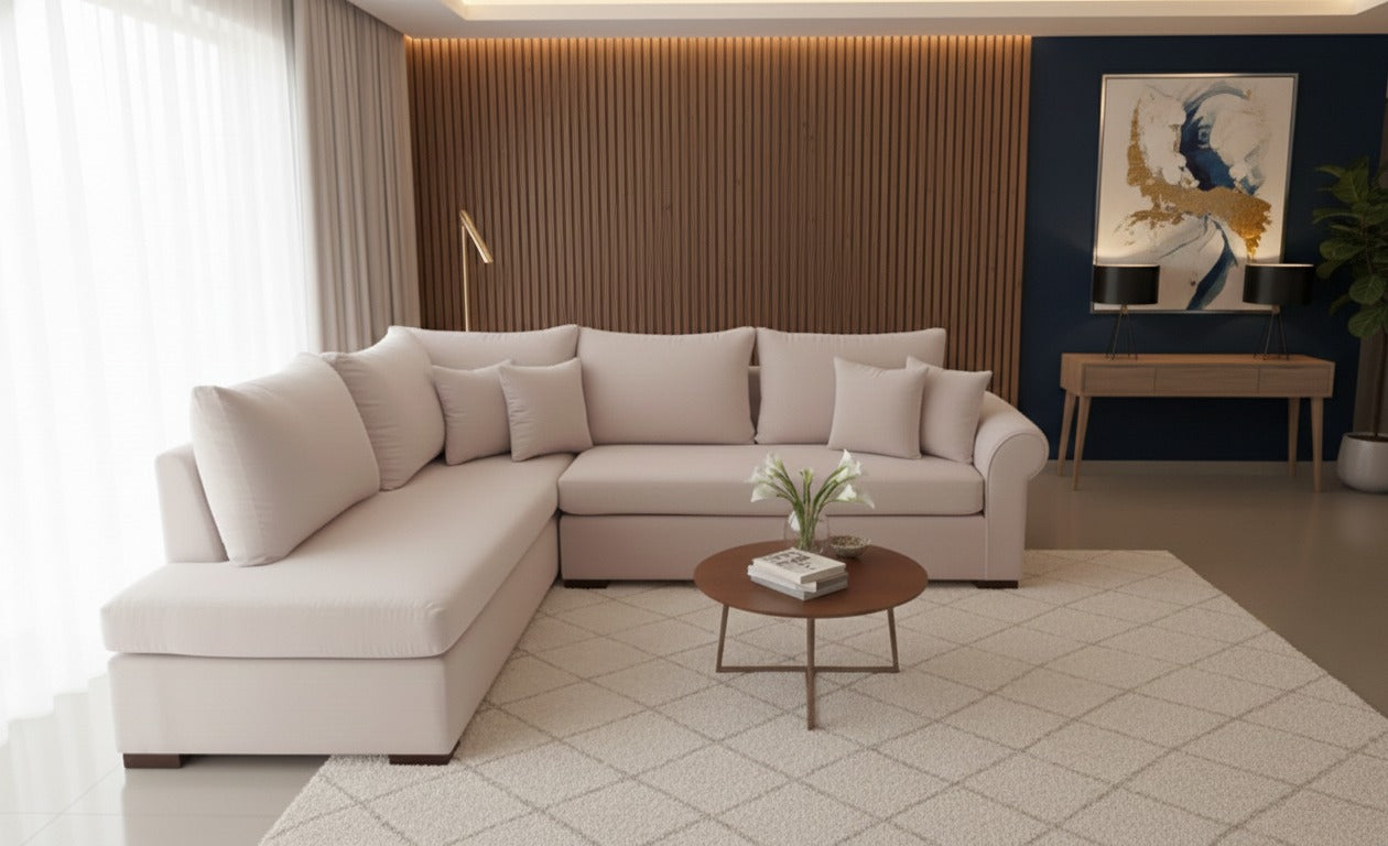 ركنة من خشب الزان الطبيعي - 260×150 سم - BR300