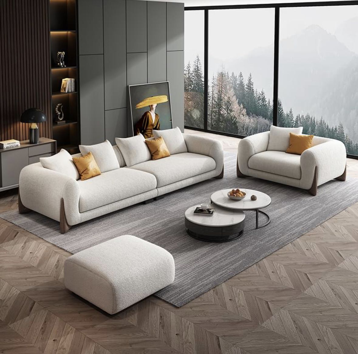 BR32 - Sofa Set - 3 Pieces