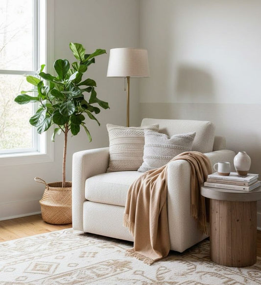 كرسي من خشب الزان الطبيعي - 83×80 سم - BR99