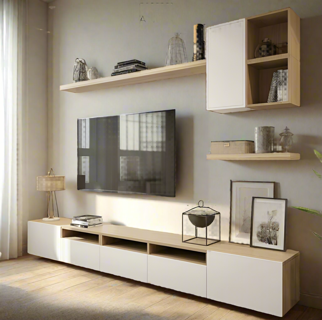 TV table with shelf unit 220 x 40 CM - OG251